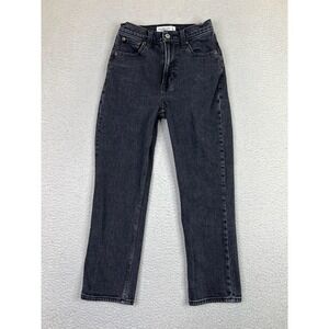 Abercrombie Fitch Jeans Womens 24 Ultra High Rise Ankle Straight Curve Love